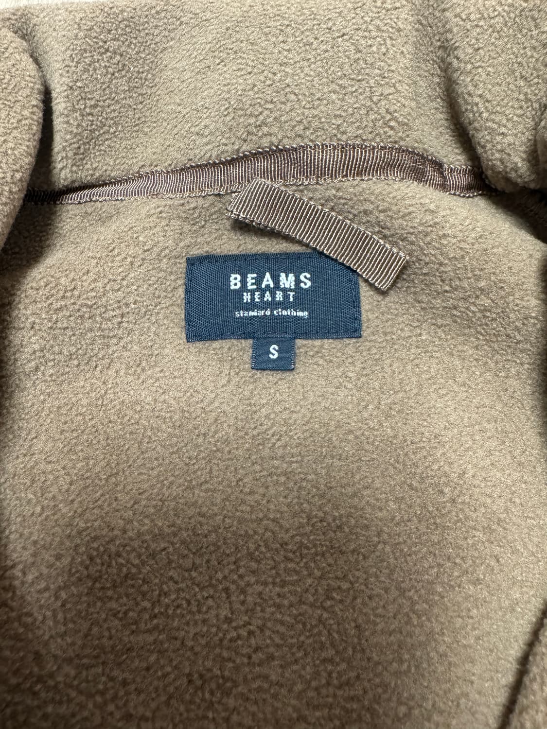 빔즈 브라운 플리스 자켓 상품이미지4