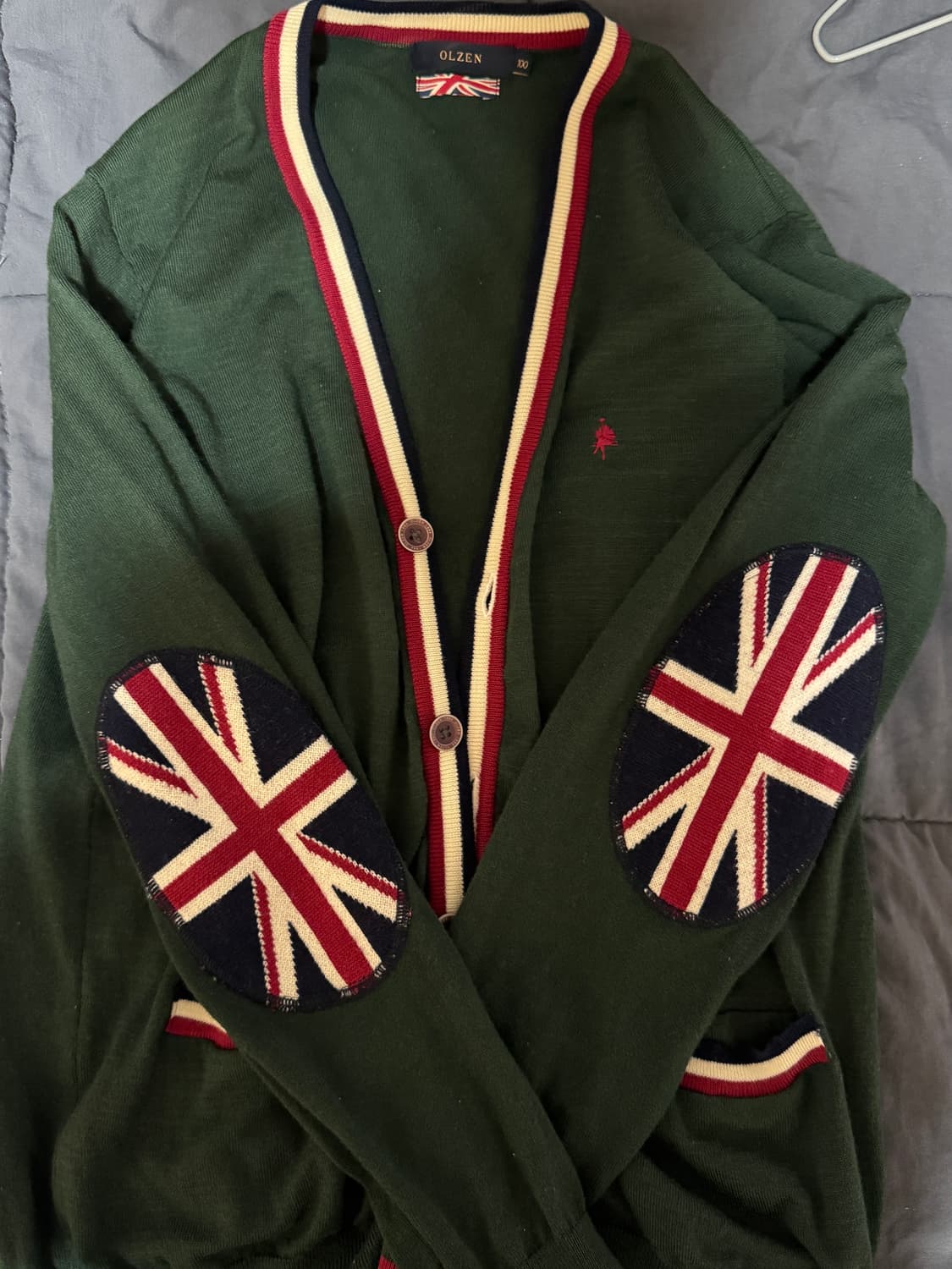 OLZEN 가디건 그린 상품이미지2