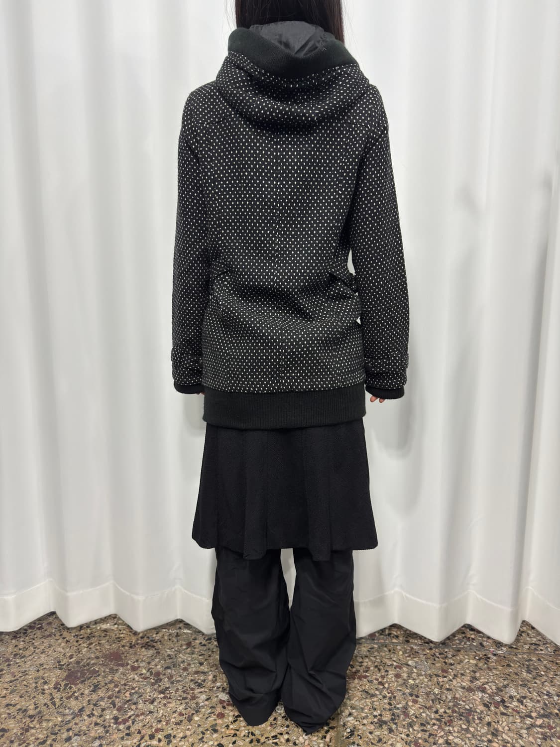 dot design coat jacket 상품이미지8