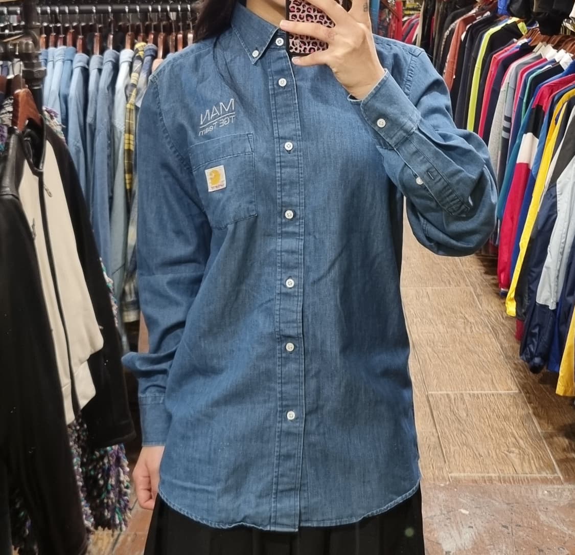 [Hi] 칼하트 긴팔 셔츠 블루 상품이미지1