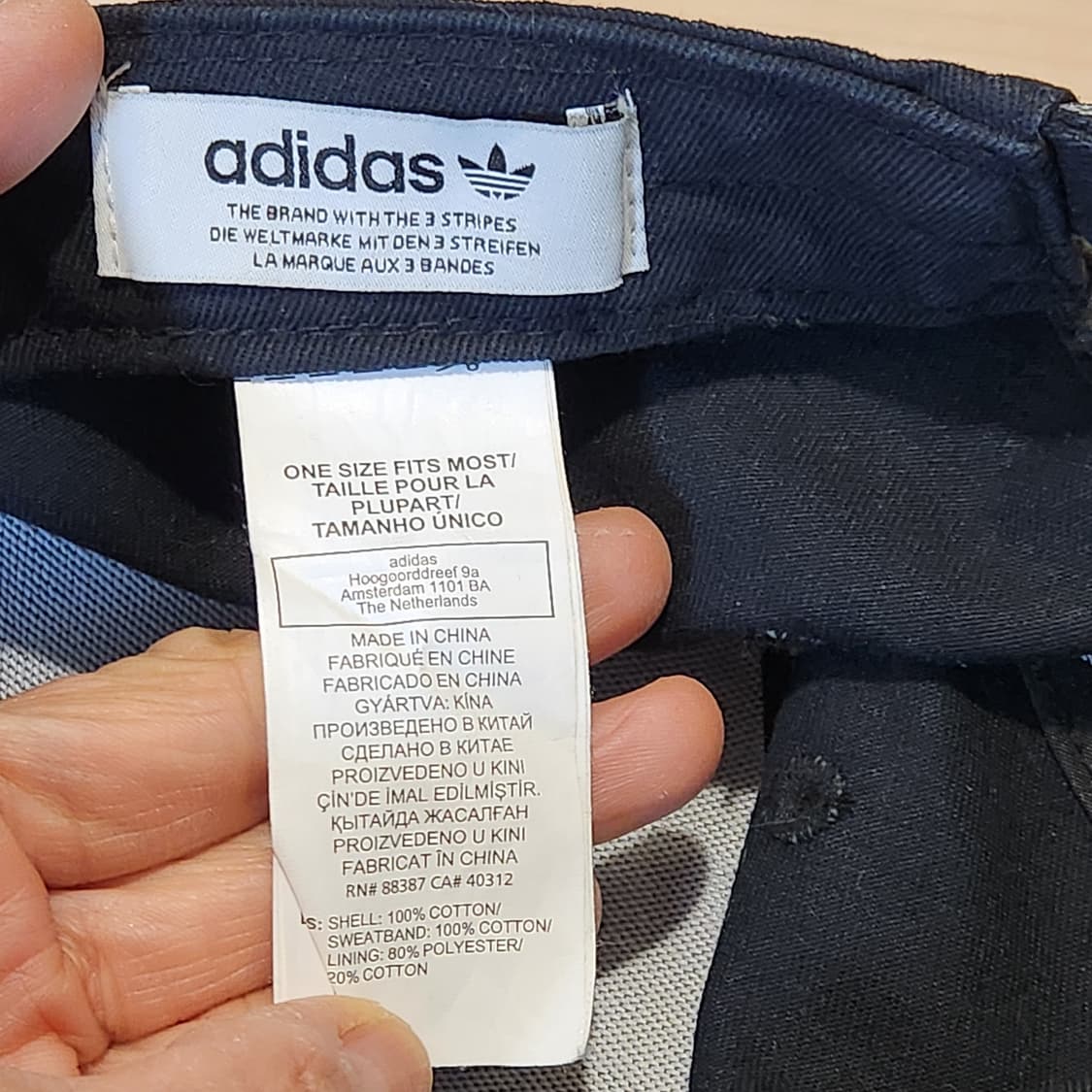 adidas 오리지널 트레포일 블랙 볼캡 | 클래식 로고 상품이미지5