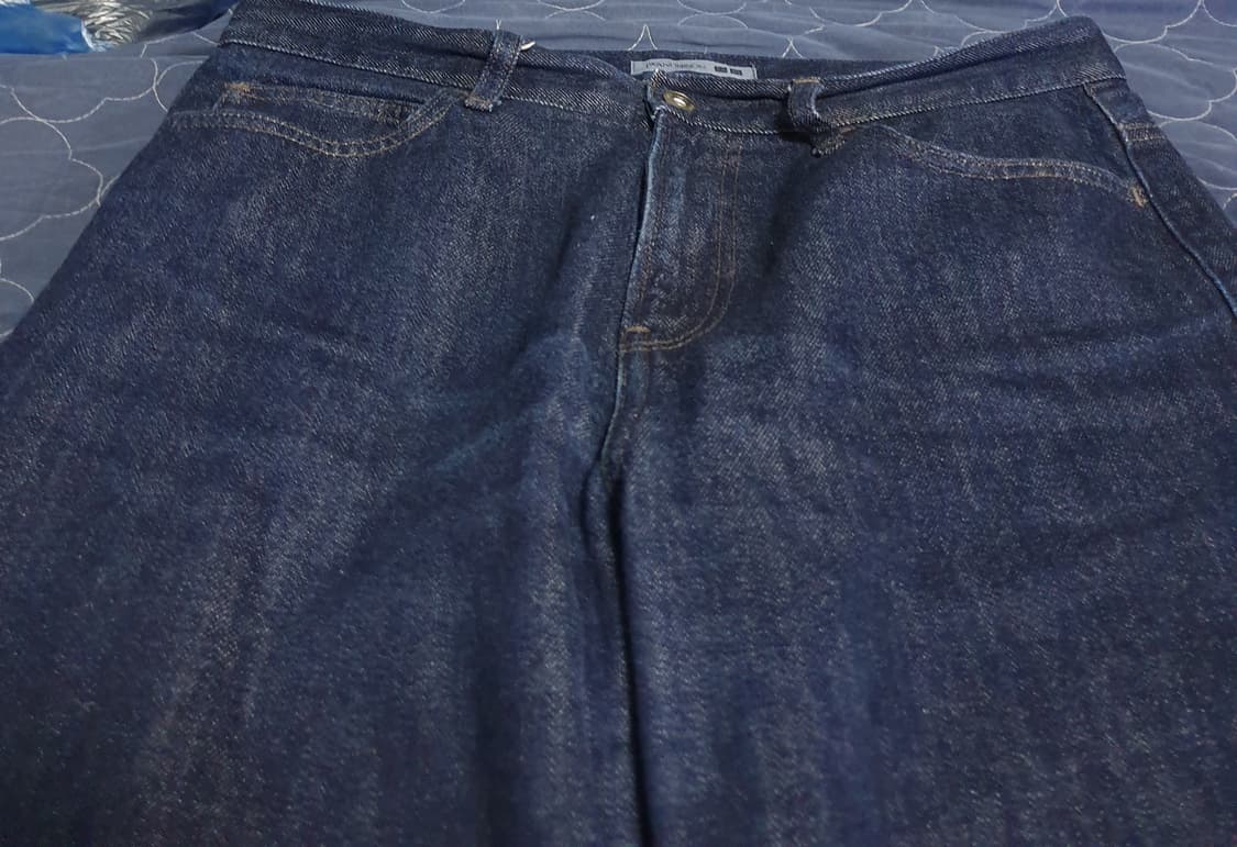 유니클로 JW앤더슨 우먼스 스트레이트 진 생지 데님팬츠 (28) 상품이미지2