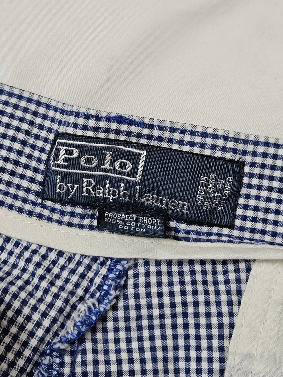 폴로 랄프로렌 POLO 시어서커 숏팬츠 반바지 하프팬츠 RL 체크 30 상품이미지4