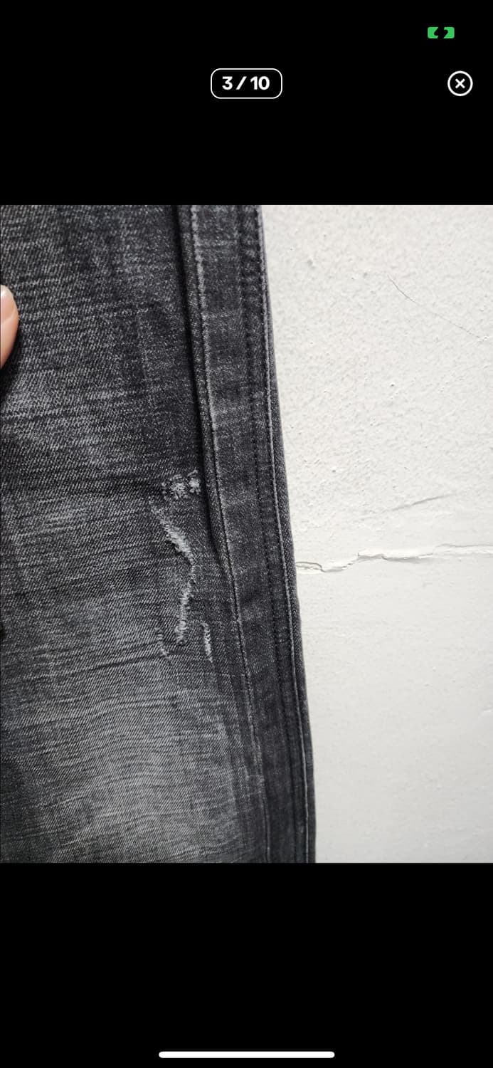 디젤 DARRON 빈티지 흑청바지 상품이미지3