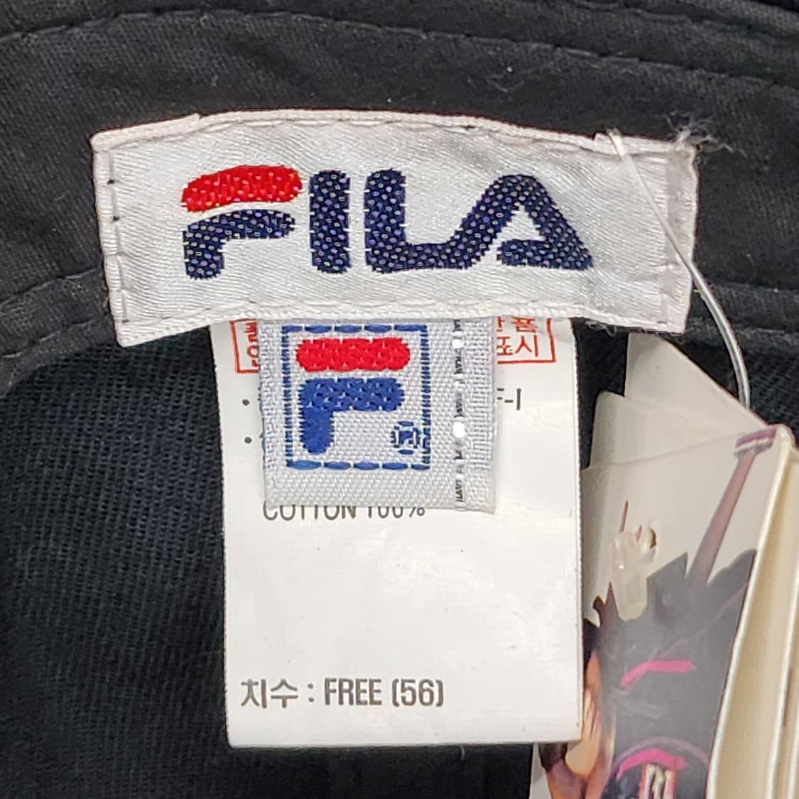 미착용 FILA 볼캡 새제품 56cm 블랙 상품이미지9