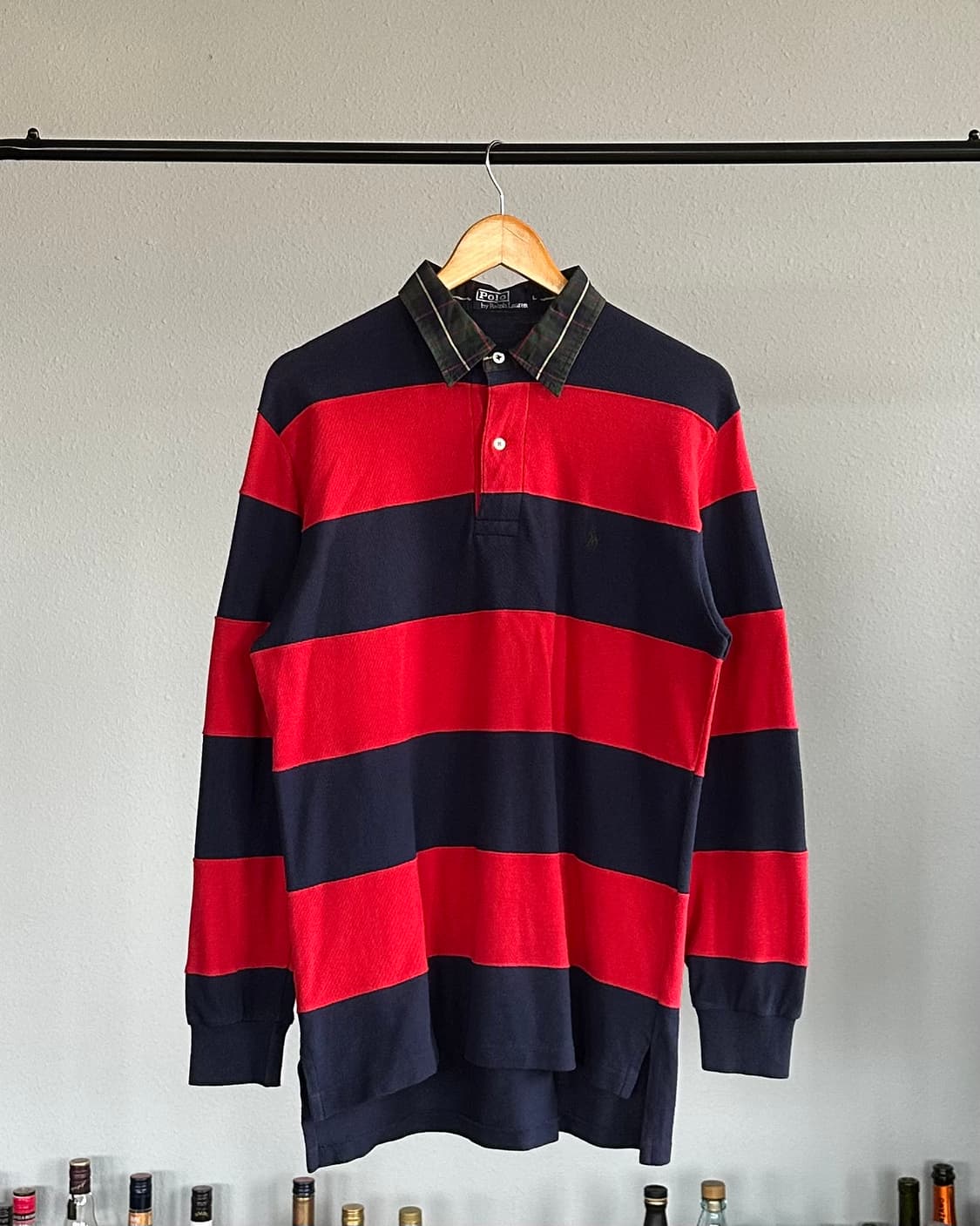 [L]폴로 랄프로렌 90s 스트라이프 럭비 티셔츠 상품이미지1