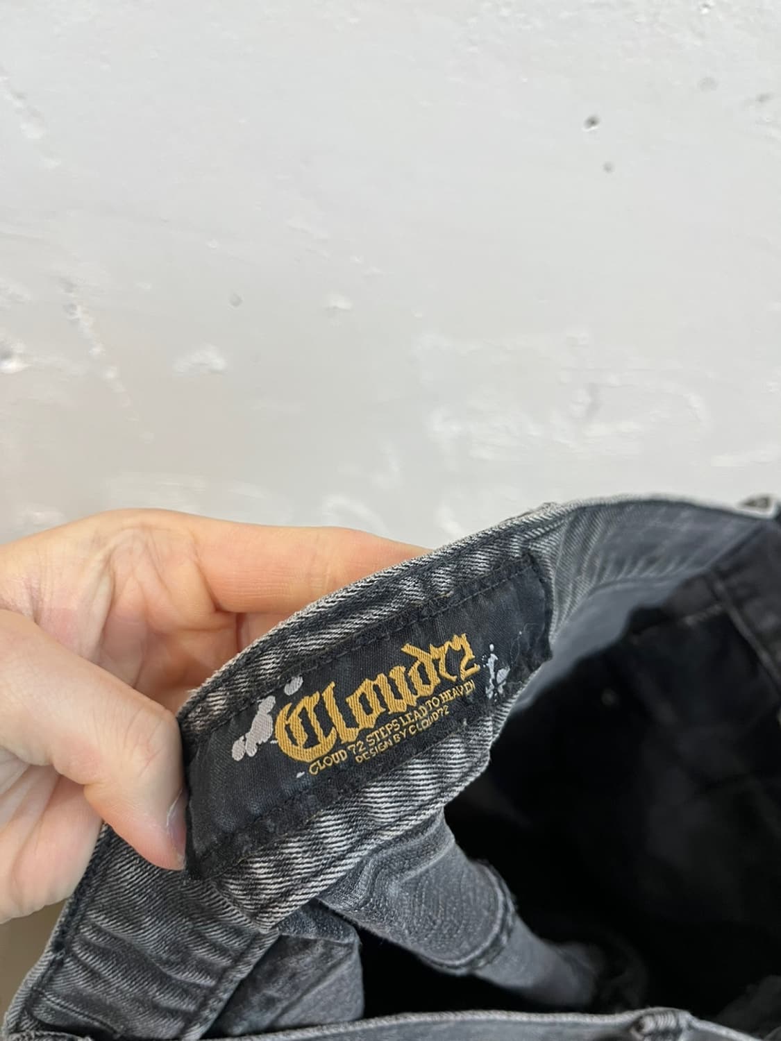 Cloud72 락펑크 락펑크 스컬 디스 데님팬츠 상품이미지8