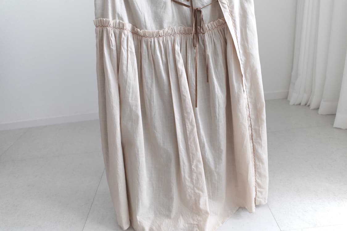 shirring wrap skirt  상품이미지4