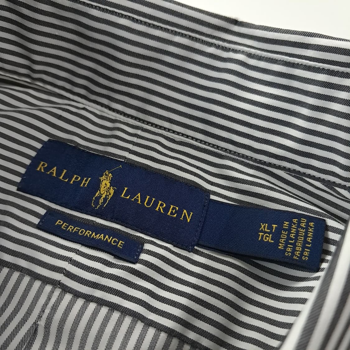 CK290 XLT 폴로 엘라스틴 스트라이프 차콜그레이 셔츠 남방 상품이미지3