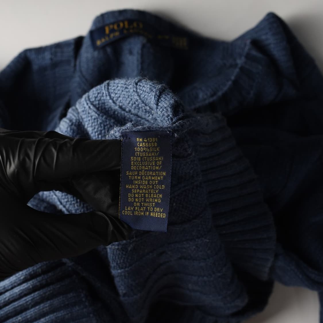 폴로 랄프로렌 실크 케이블 꽈배기 니트 S 상품이미지7