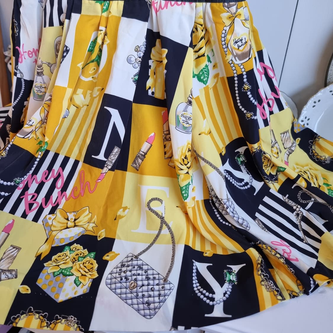 Honey Bunch 허니번치 퍼퓸 로즈  주얼리 아카이브 원피스 상품이미지10