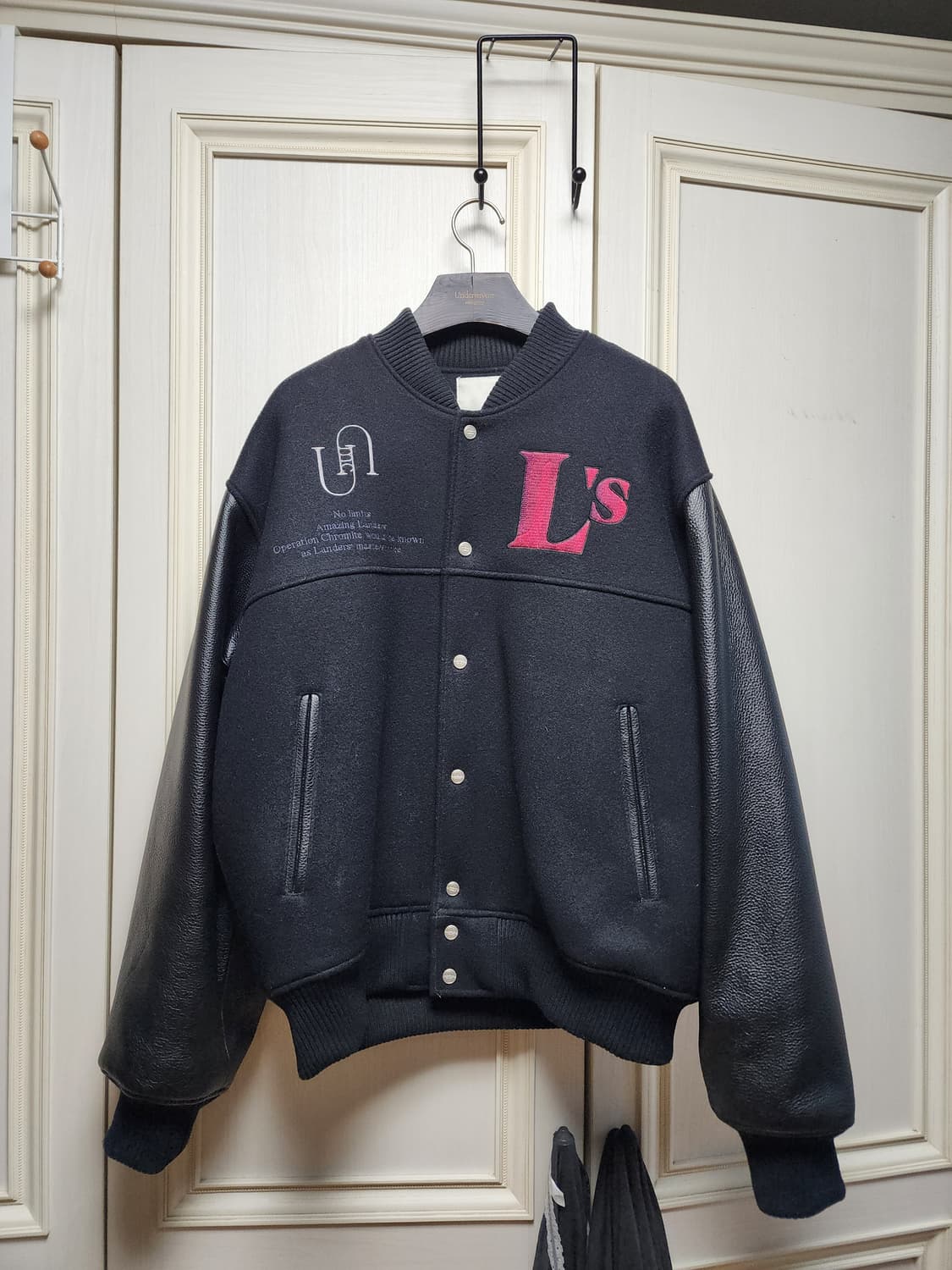 언더마이카 X SSG 랜더스 바시티 자켓 사이즈 1 상품이미지1