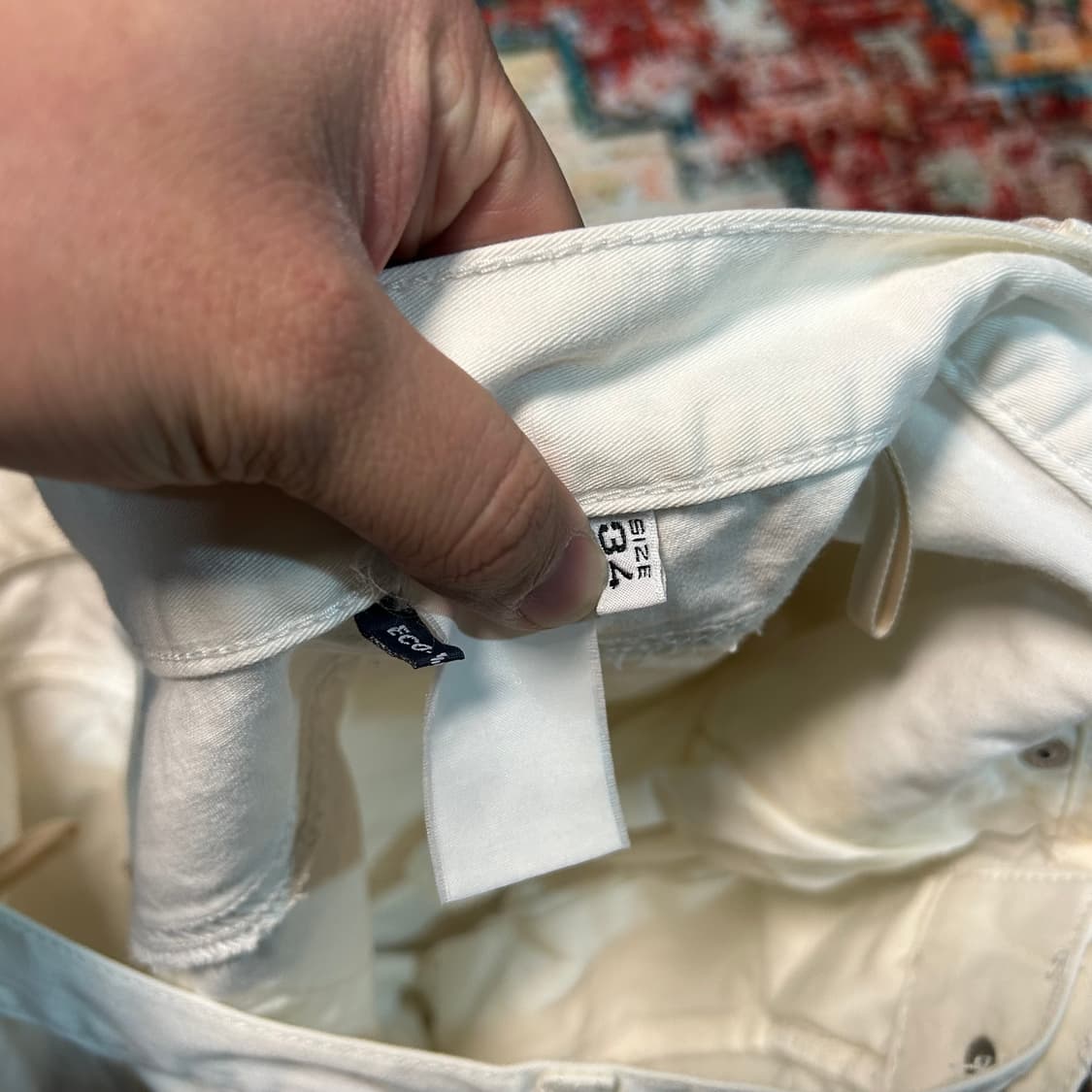 [34] 아르마니 꼴레지오니 컴포트 핏 코튼팬츠 이탈리아 생산 상품이미지6