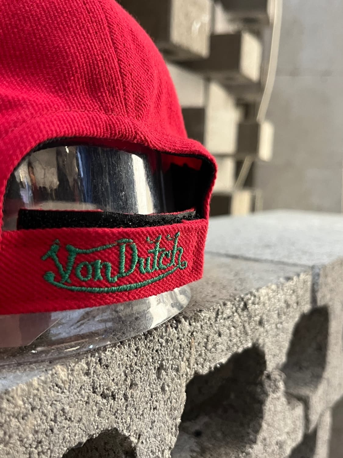 본 더치 그린 로고 레드 캡 상품이미지4