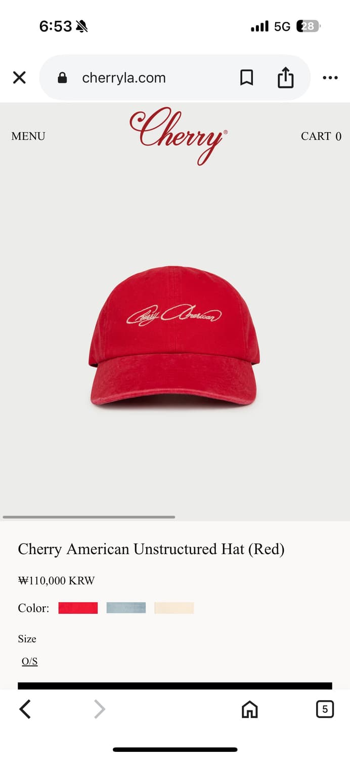Cherry LA 볼캡 상품이미지1