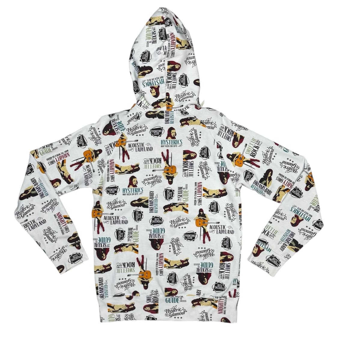히스테릭 글래머 기타 치는 히스걸 패턴 후드 집업 자켓 상품이미지2