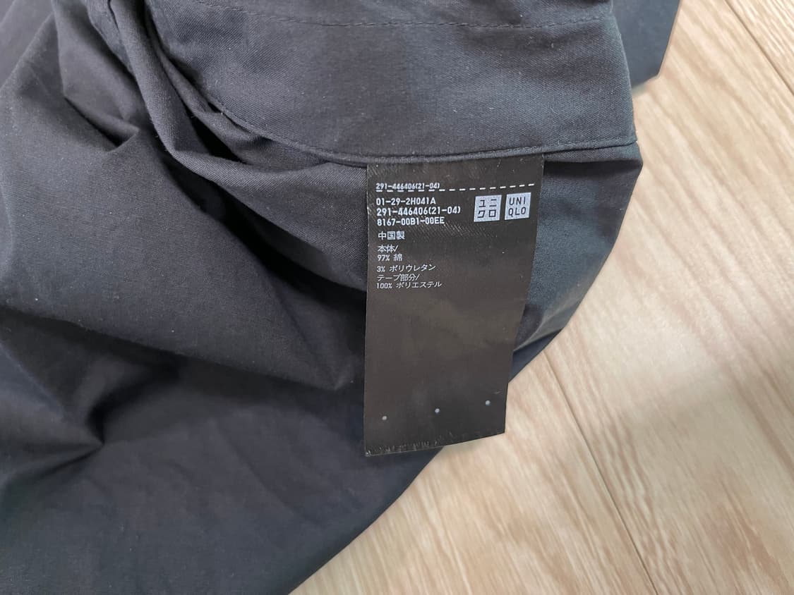 질샌더 x 유니클로 달먼 슬리브 셔츠 드레스 상품이미지6