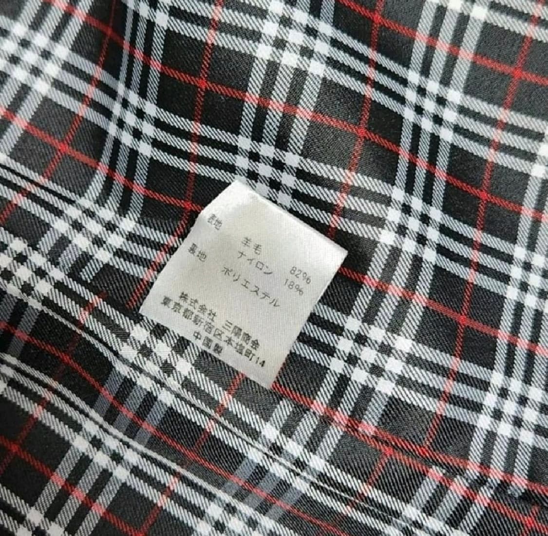 버버리 코트 울 블랙라벨 더블코트 자켓 상품이미지5