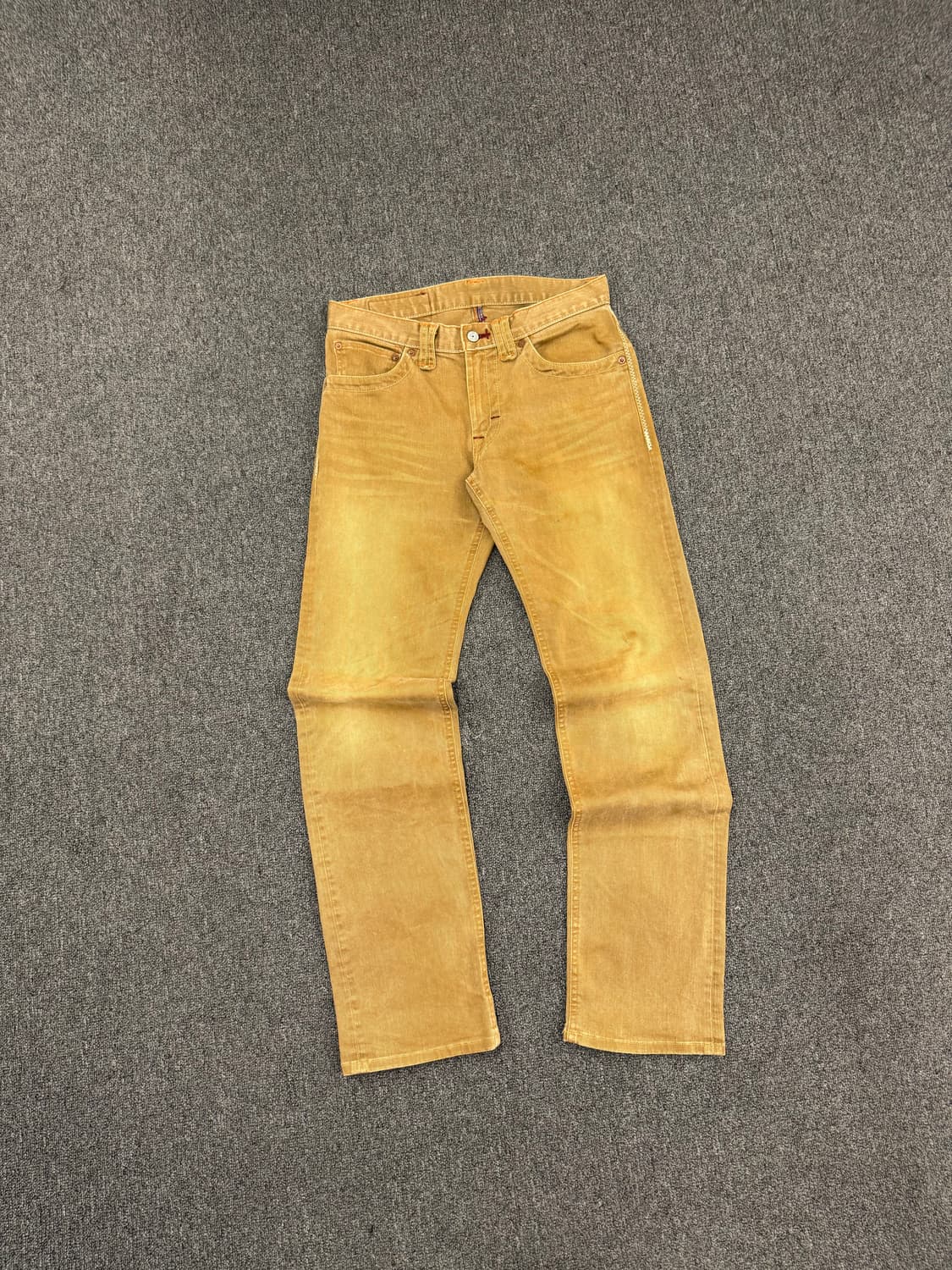 M)Blue Way 빈티지 여성 베이지 데님팬츠 상품이미지1