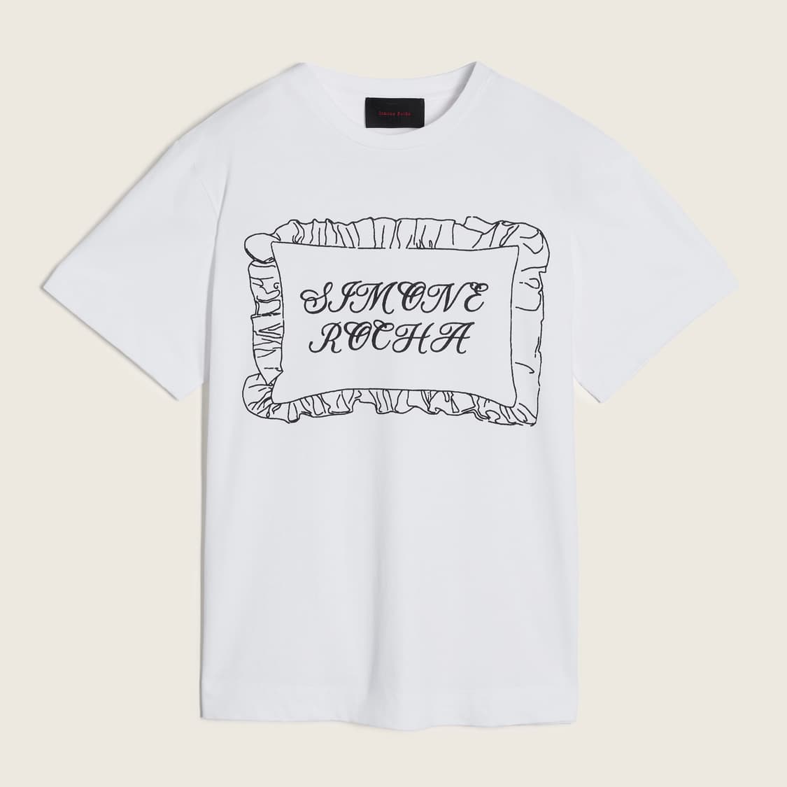 [XS,S,M]시몬로샤 26ss Pillowcase 티셔츠/화이트 상품이미지1