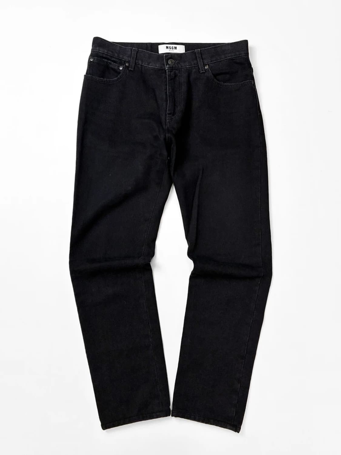 MSGM 17FW 프린트 로고 스트레이트 데님 팬츠 PN5680 상품이미지5