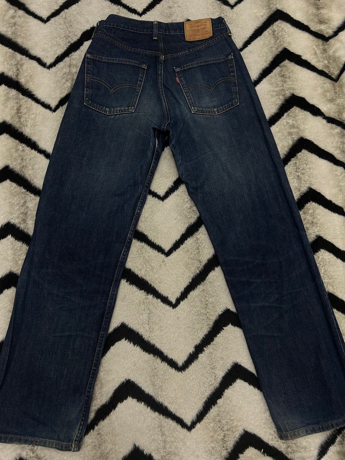 [29]리바이스504 레귤러 스트레이트 핏 워싱 데님팬츠/일본판 상품이미지2