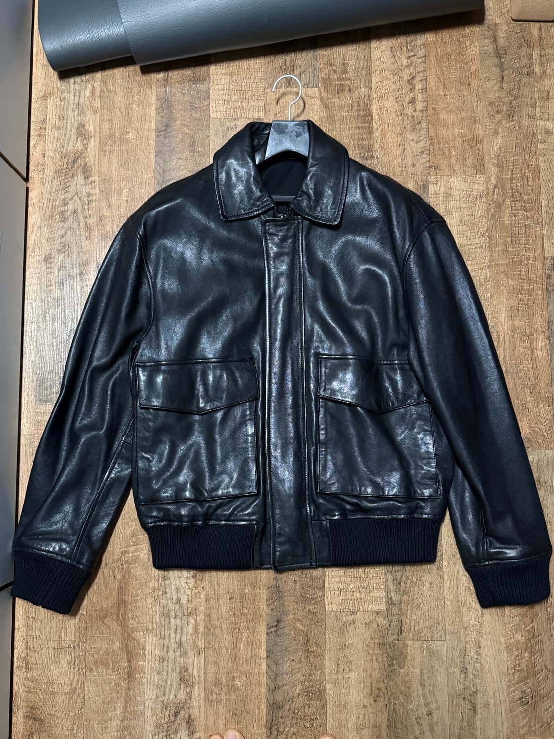 자라 레더 봄버자켓 L 상품이미지1