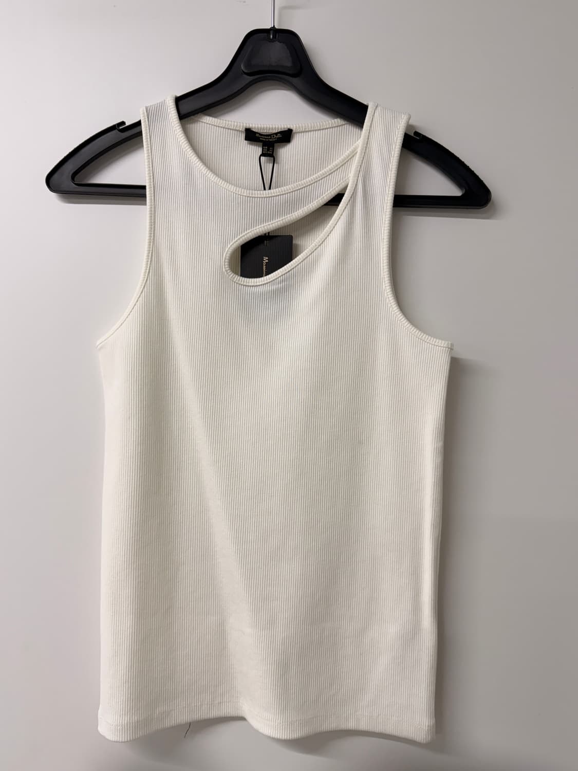 마시모뚜띠 Massimo Dutti 컷아웃 리브 탱크탑 (새제품) 상품이미지1