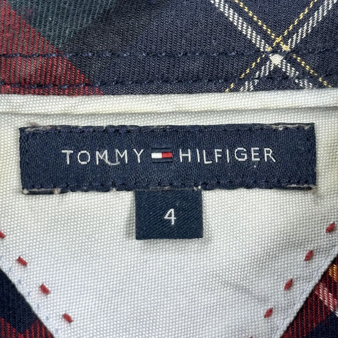 타미힐피거 플래그 타탄 체크셔츠 (XS 여성추천) 상품이미지5