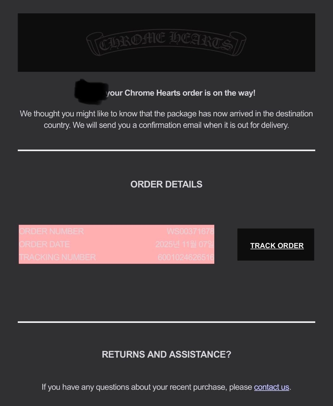 크롬하츠 실리크롬 블랙 2025 (새상품) 상품이미지3