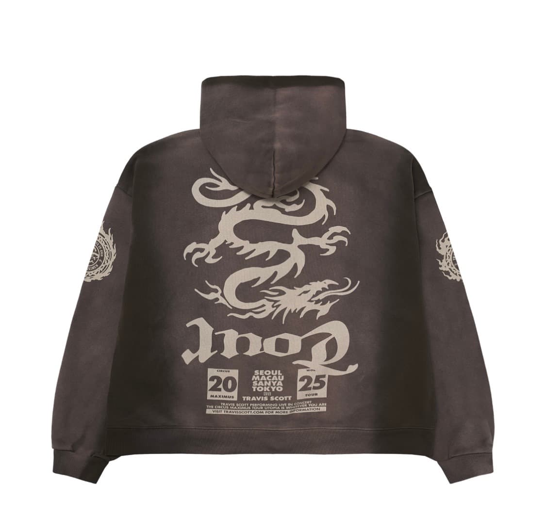 트래비스 스캇 키르쿠스 막시무스 스타디움 투어 25 집 후드 집업 상품이미지2