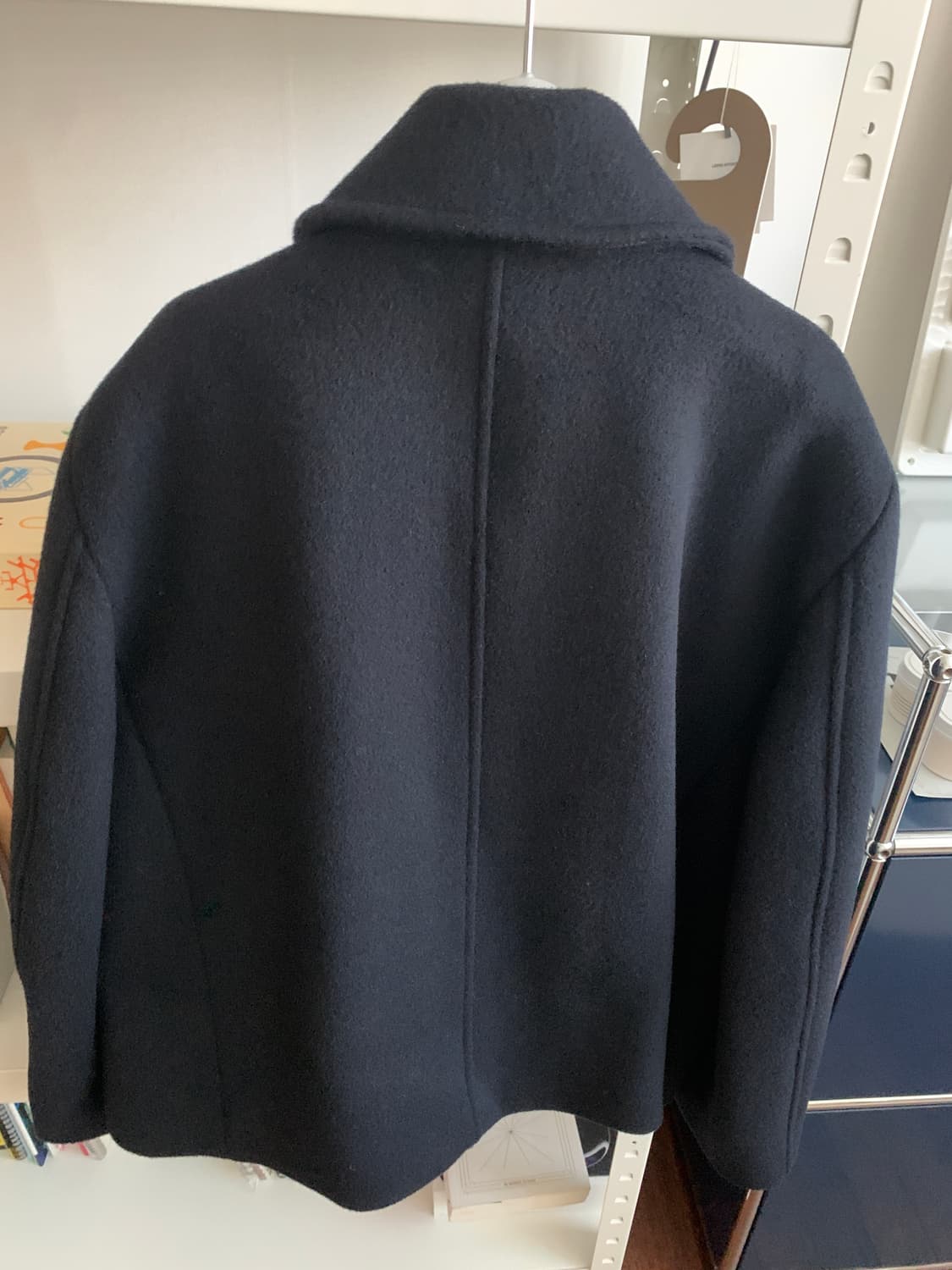 Cosmoss 하이넥 더블 피코트 상품이미지4