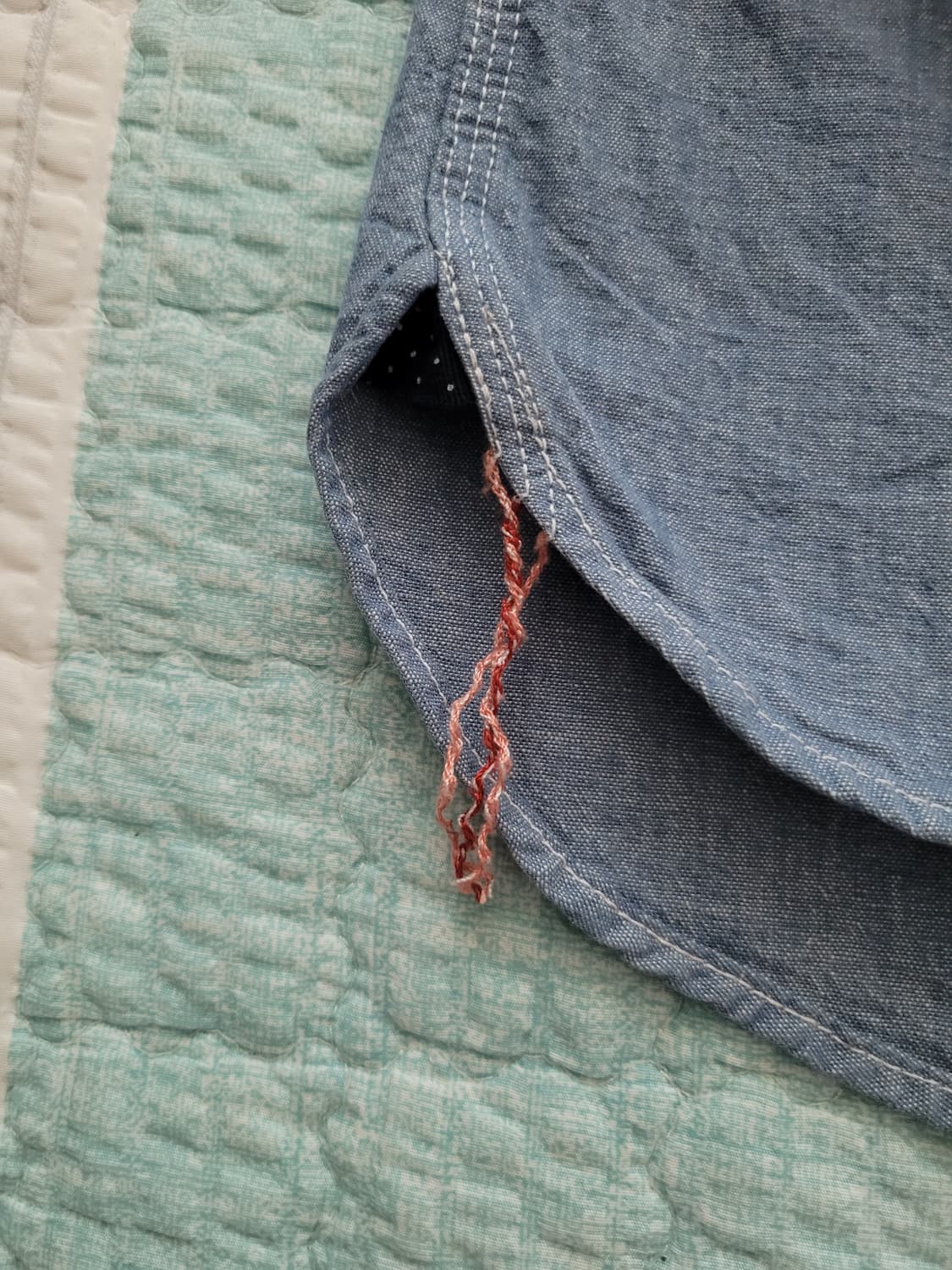 스카치앤소다 Scotch&Soda. 샴브레이 워크셔츠. L 100사이즈 상품이미지5