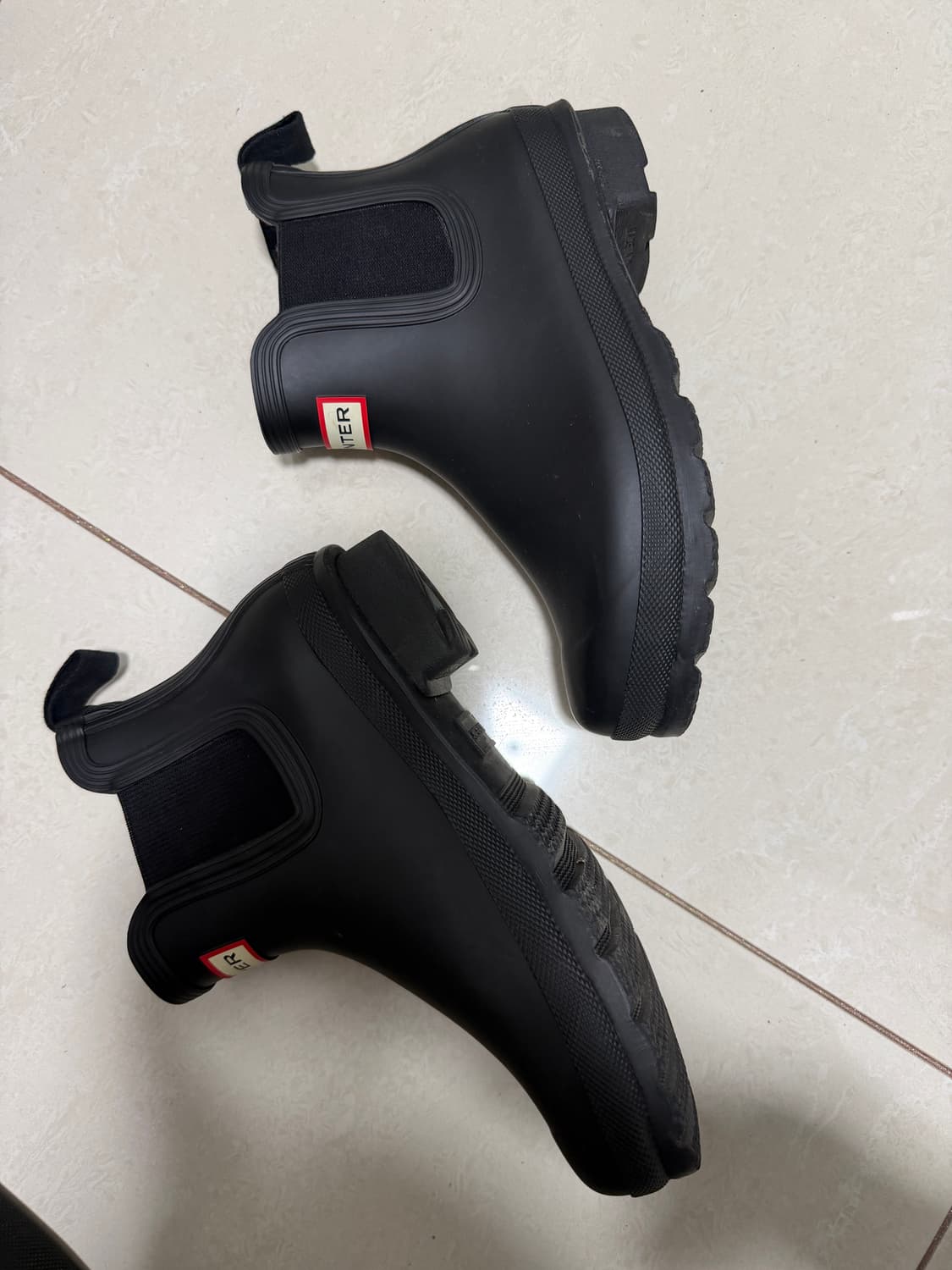 헌터 블랙 첼시 레인부츠 us6 230 상품이미지2