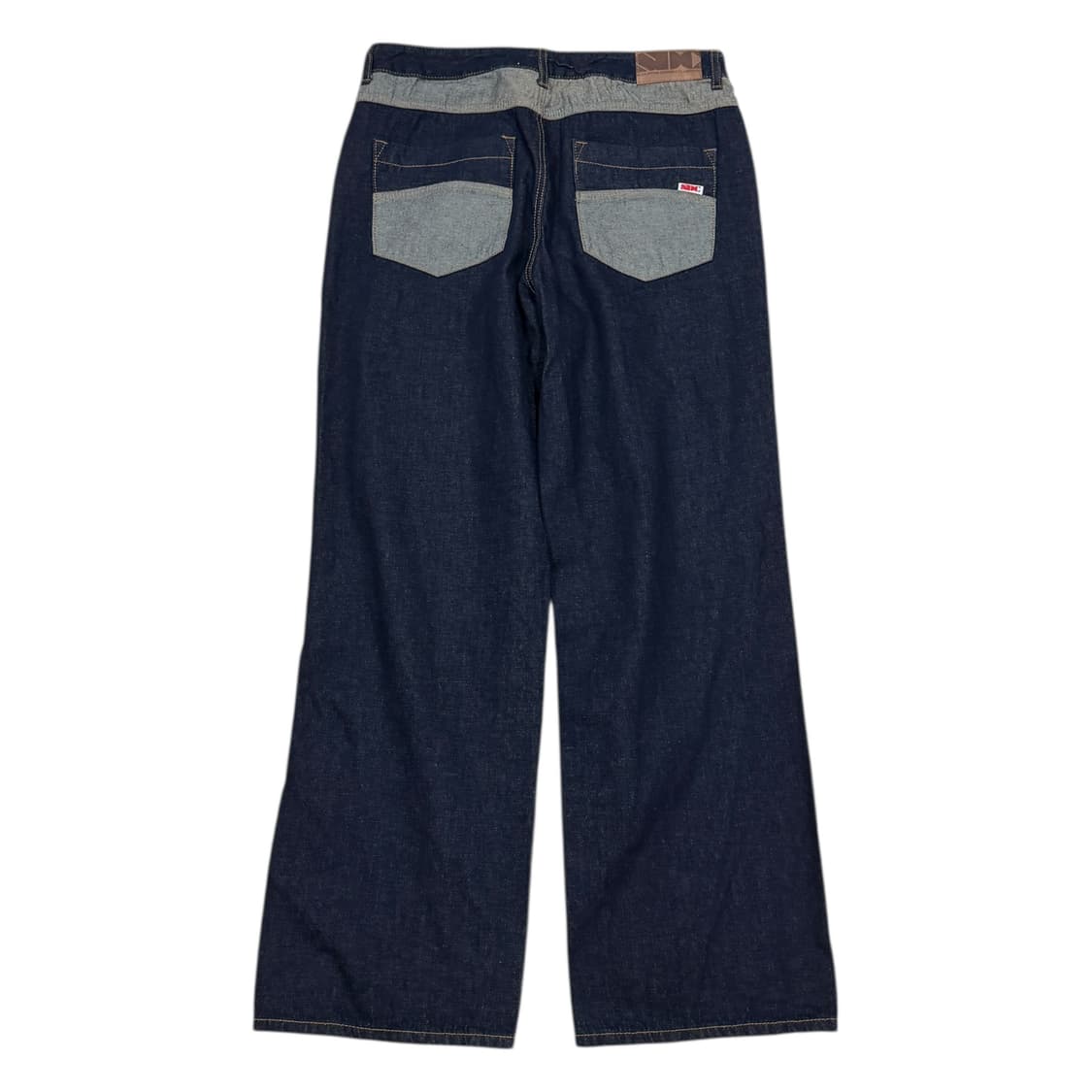 스컬프터 리버스 블록 데님팬츠 바지 블루 XL 상품이미지3