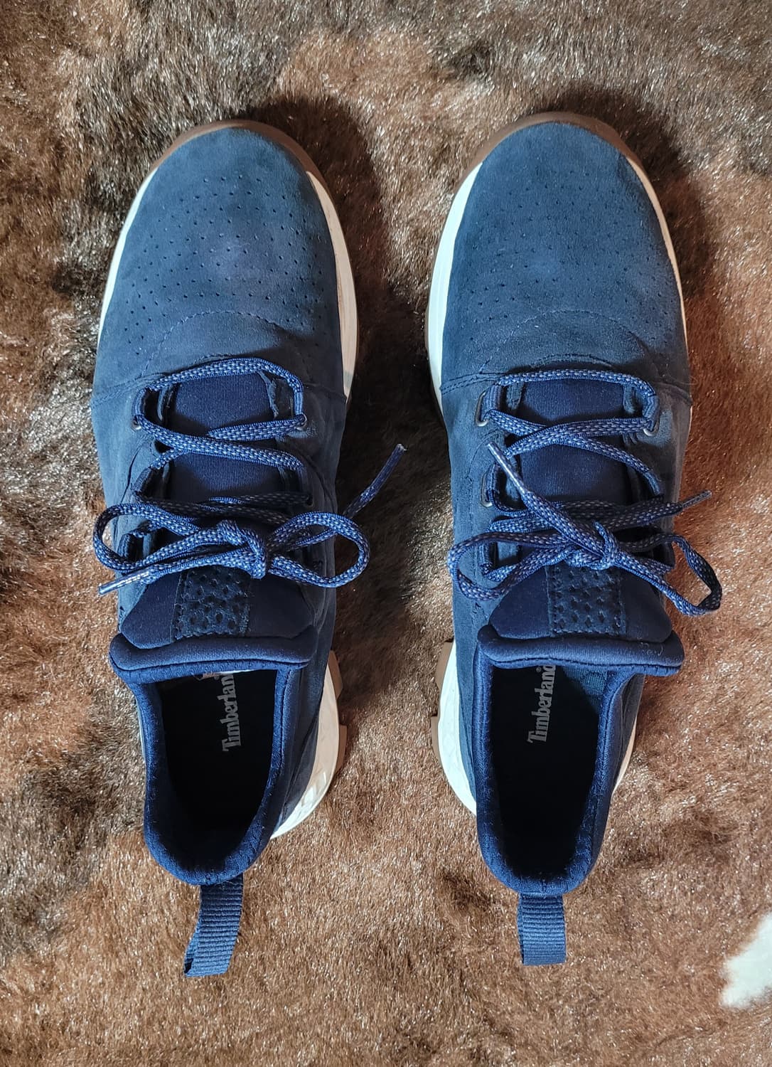 팀버랜드 네이비 스웨이드 운동화(275) 상품이미지5