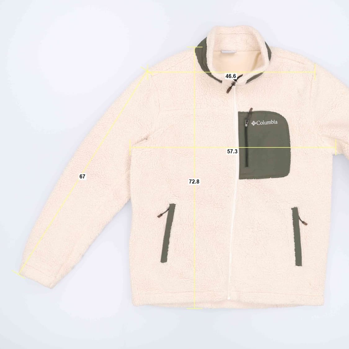 [L] 신형 컬럼비아 보아 양털 포켓 플리스 후리스 자켓 3801 상품이미지8