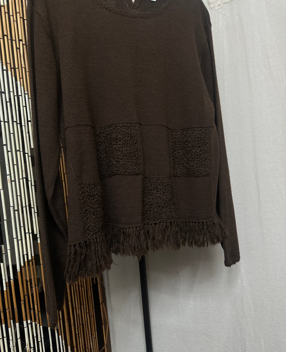 platane patch tassle knit 상품이미지4