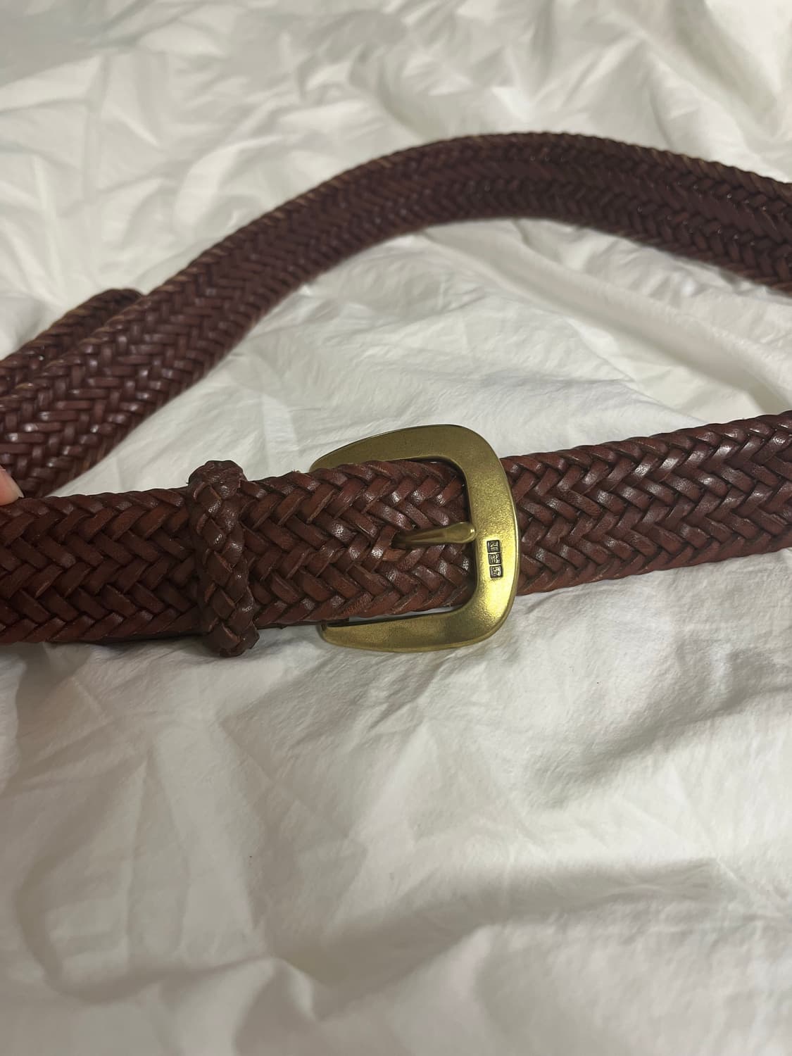 폴로 레더 위빙 벨트 상품이미지1