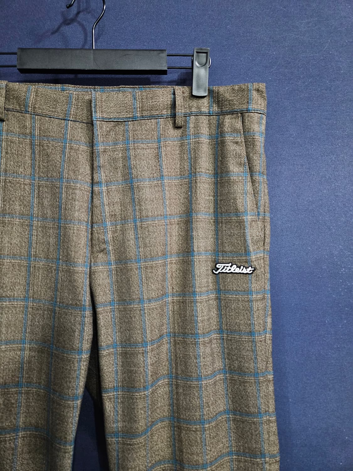 타이틀리스트 스트라이프 체크 남성 허리 34~35 골프바지  상품이미지4