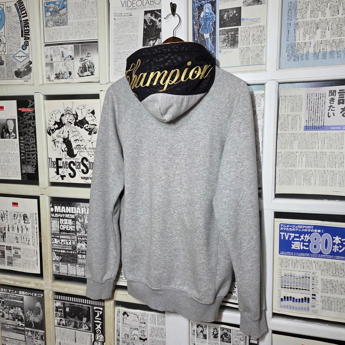 JPN 챔피온 레오파드 호피 후드집업 상품이미지6