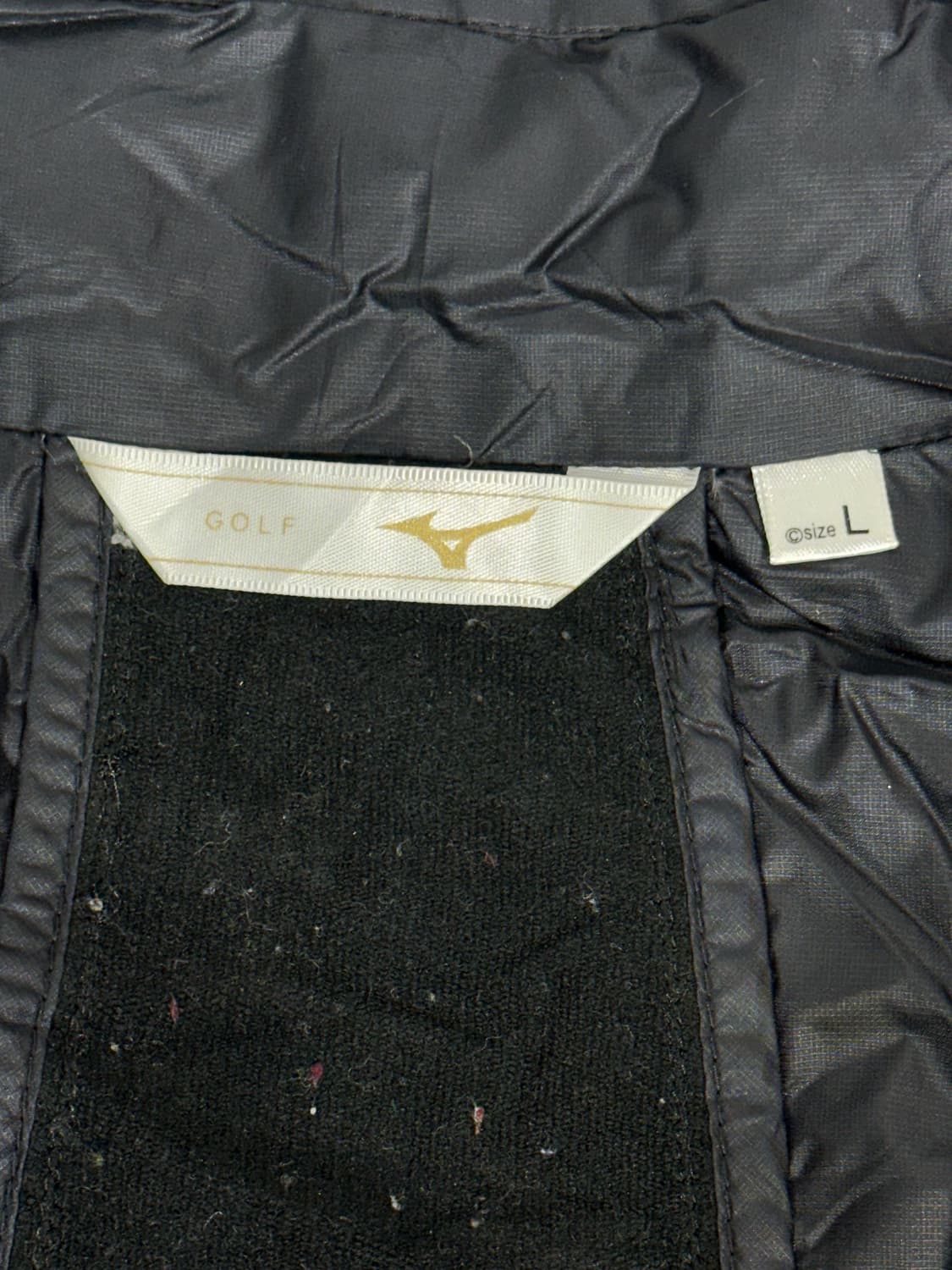 미즈노 블랙 경량 패딩 점퍼 L 상품이미지6