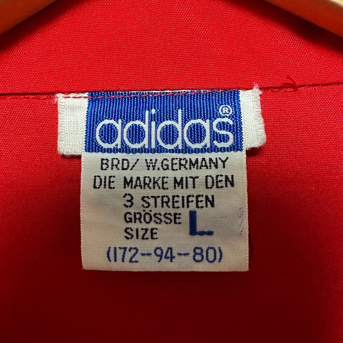 [L]아디다스 레드 코치 바람막이 상품이미지4