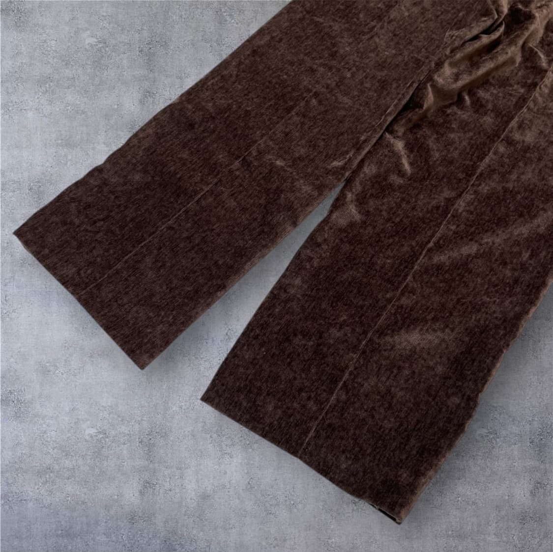 인사일런스 Insilence 브라운 벨벳 와이드 팬츠 S 상품이미지8