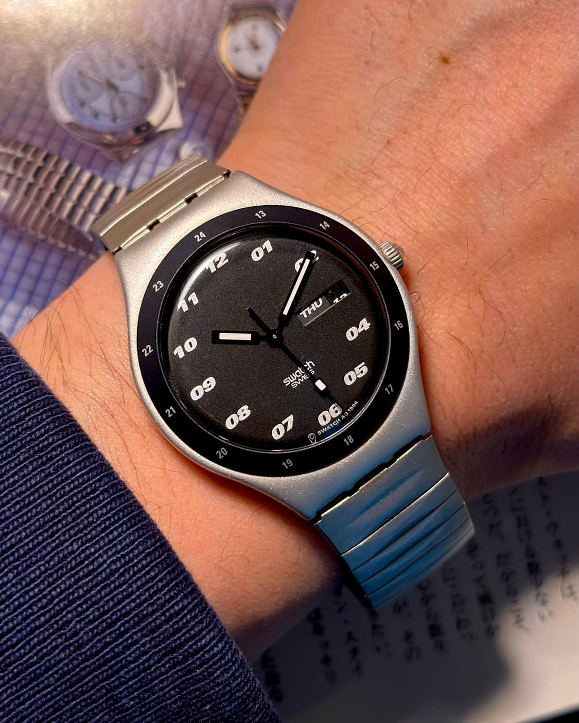 96년판) 빈티지 스와치 아이러니 익스팬션 스트랩  상품이미지1