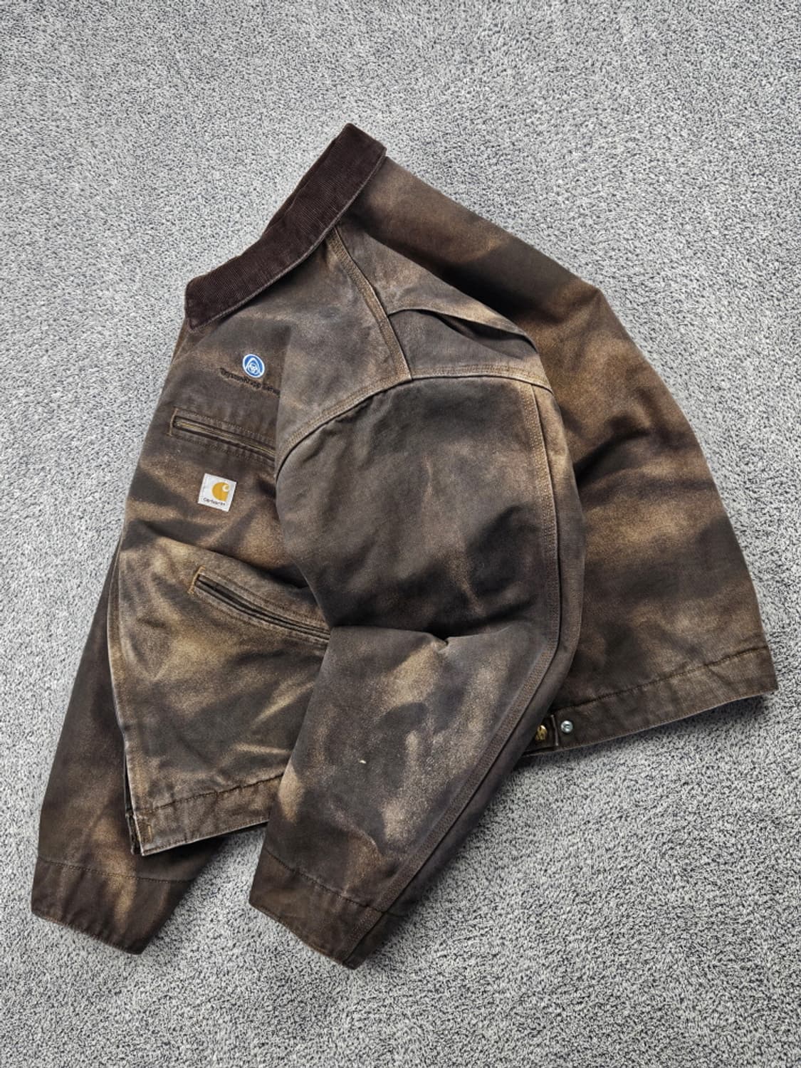 칼하트 다잉 워시드 커스텀 디트로이트 워크 자켓 (본문참조)/ 10320 상품이미지3