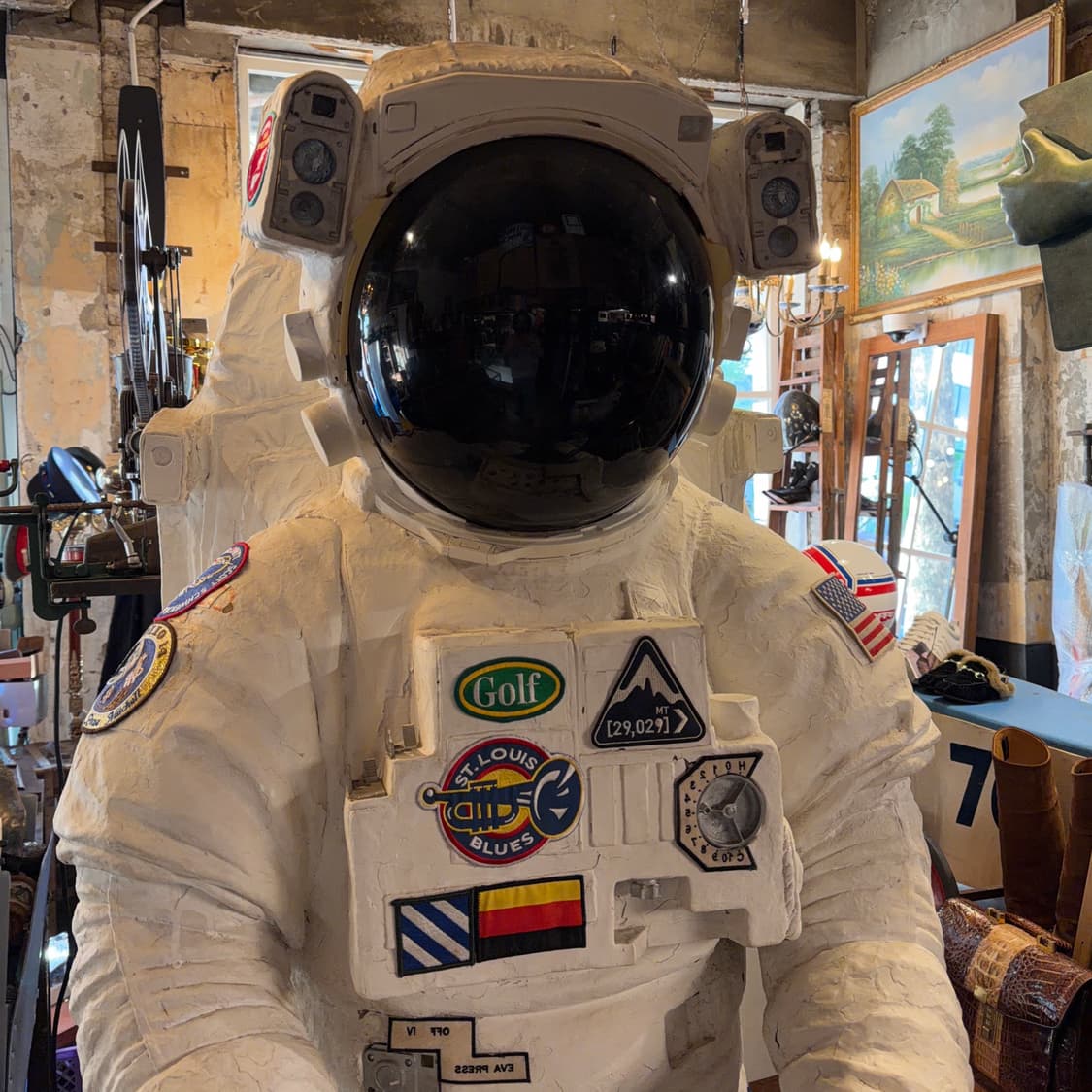 급처 2미터 대형 우주인 조형물 상품이미지3