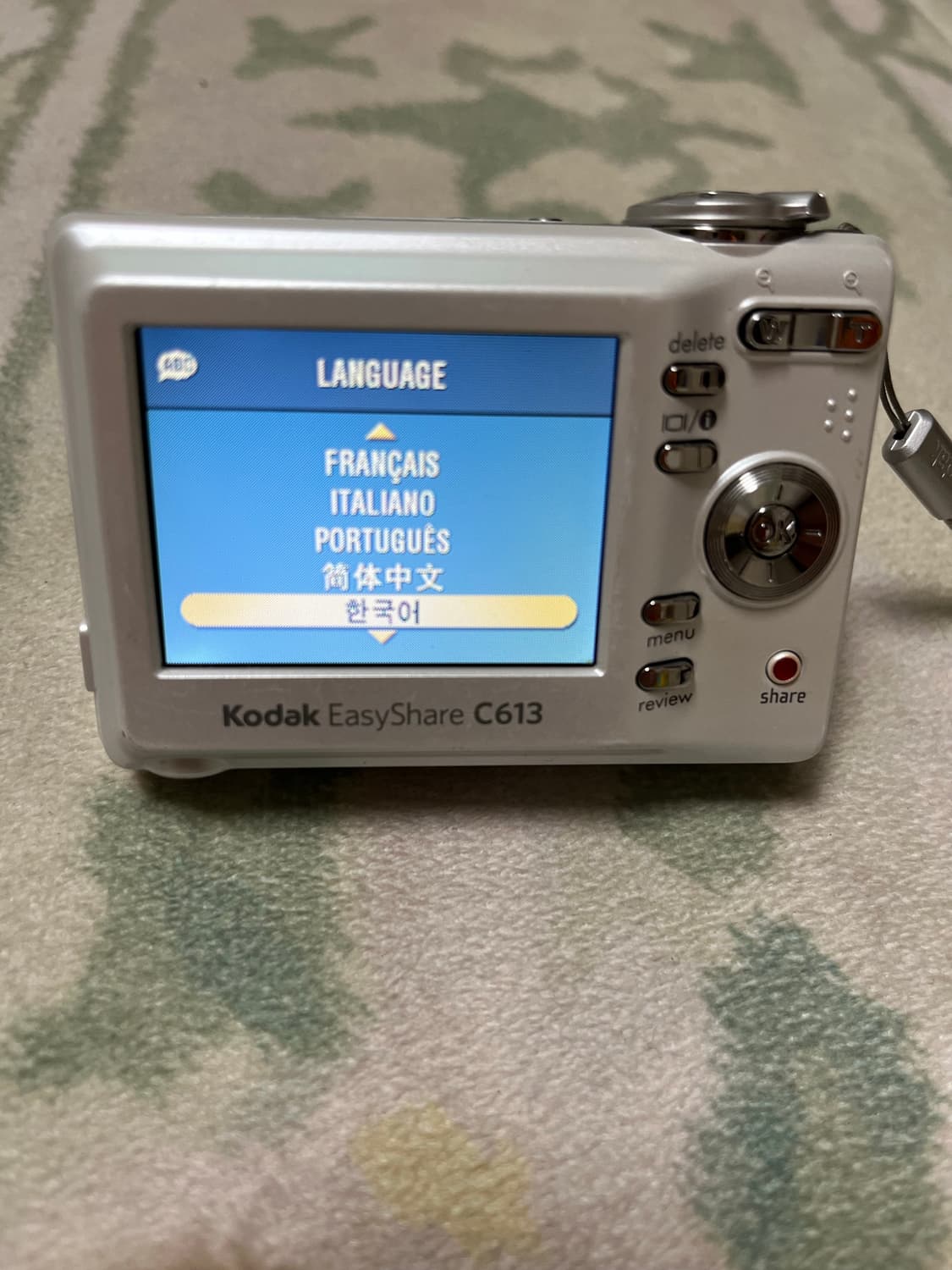 코닥 c613 펄 화이트 빈티지 디카 카메라 상품이미지6