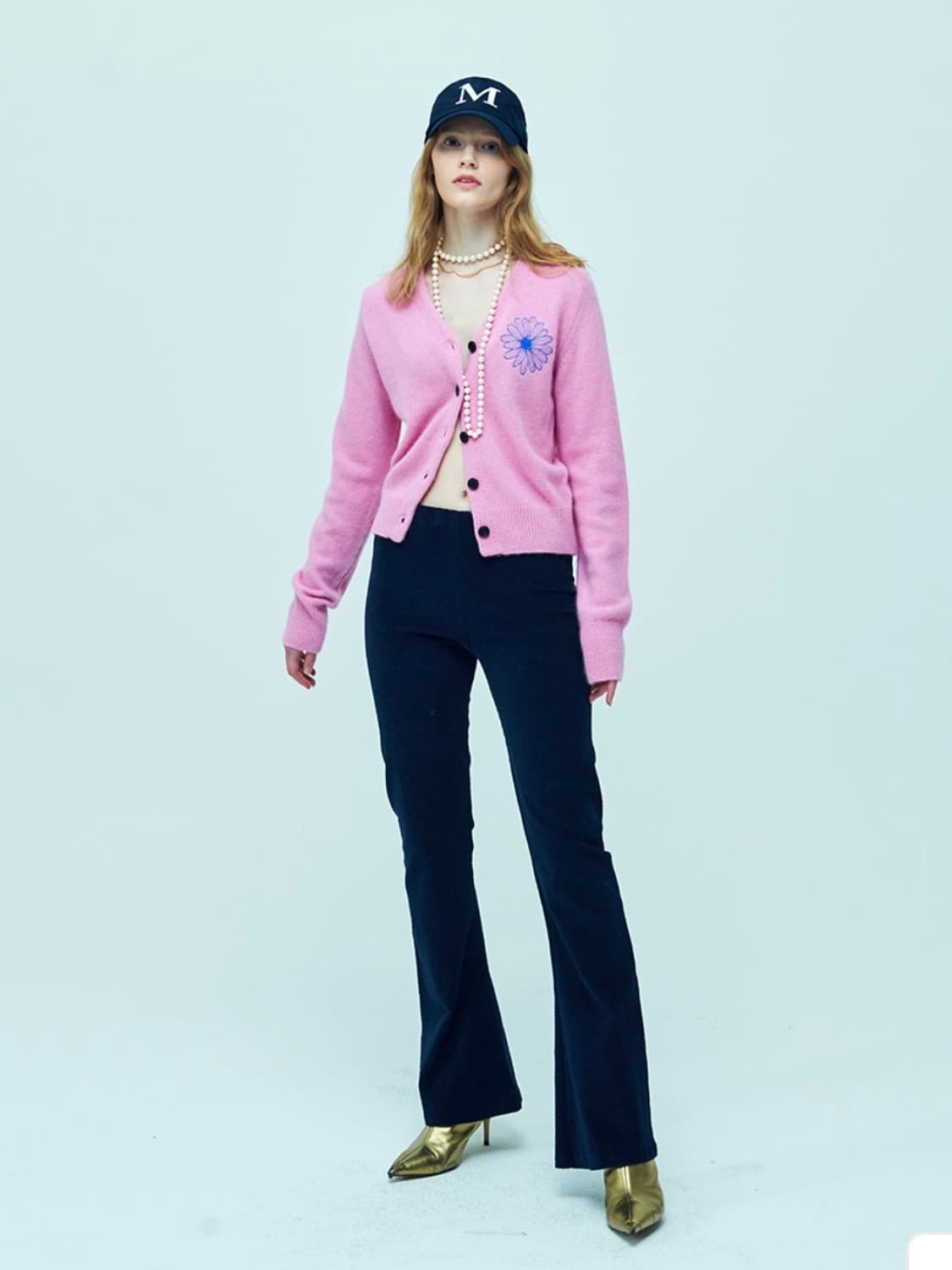 마르디 메크르디 핑크 가디건 상품이미지3