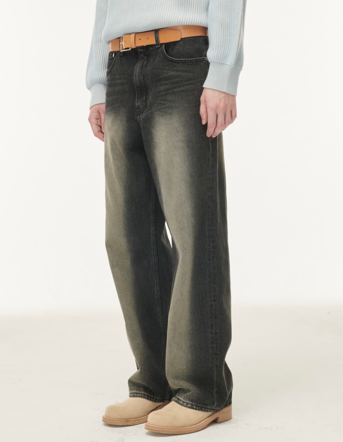 (새상품) 세터 브루클린 뉴트로 와이드 워시드 데님 팬츠 상품이미지3